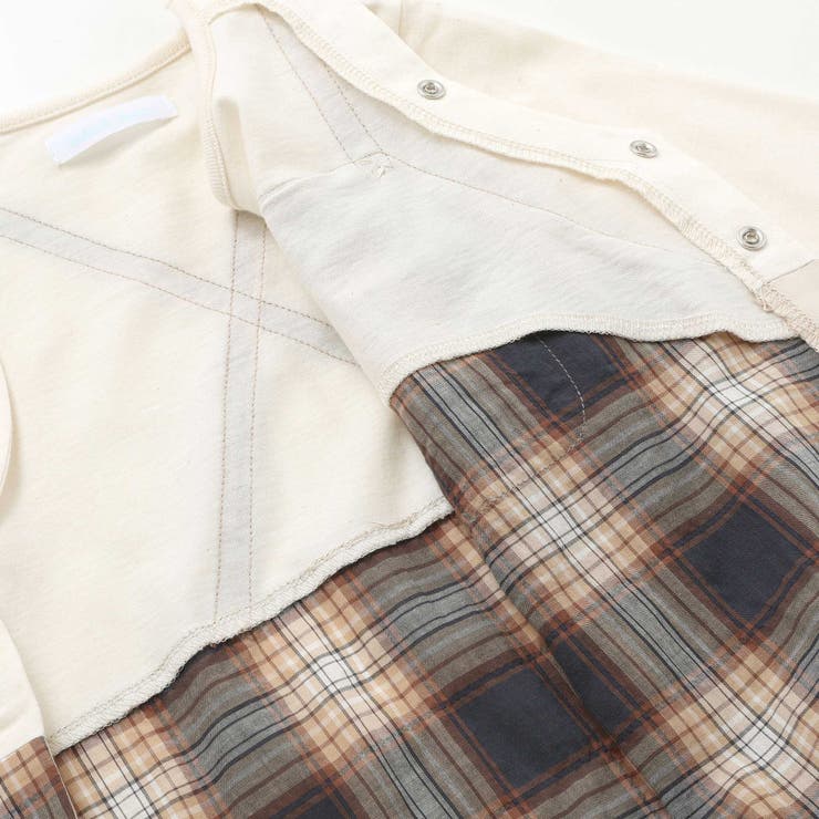 【お揃い/オーガニック】チェックカバーオール | fillot de bébé réduction | 詳細画像9 