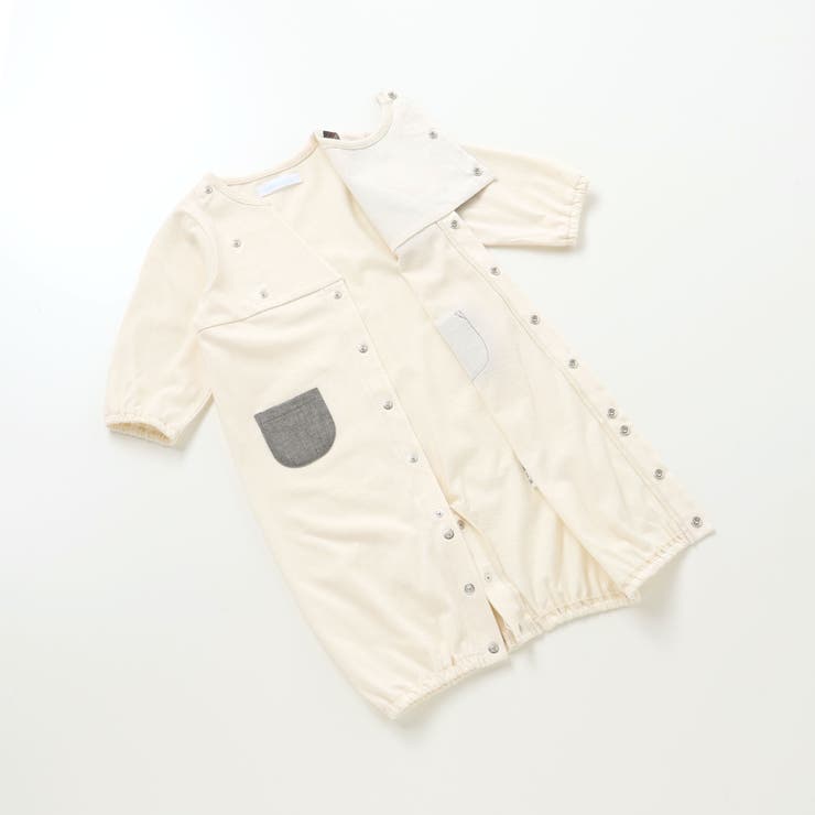 【お揃い/オーガニック】チェック2WAYオール(50~75cm) | fillot de bébé réduction | 詳細画像12 