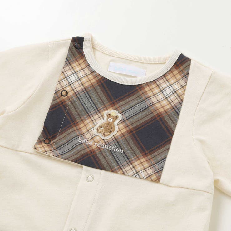 【お揃い/オーガニック】チェック2WAYオール(50~75cm) | fillot de bébé réduction | 詳細画像8 
