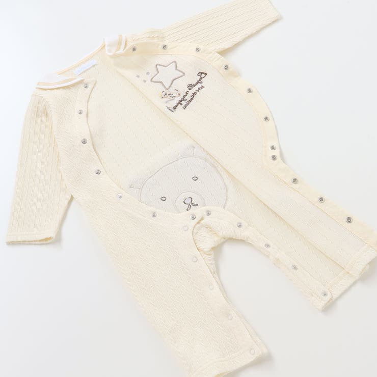 【お揃い】ケーブルニットクマカバーオール(70~80cm) | fillot de bébé réduction | 詳細画像10 