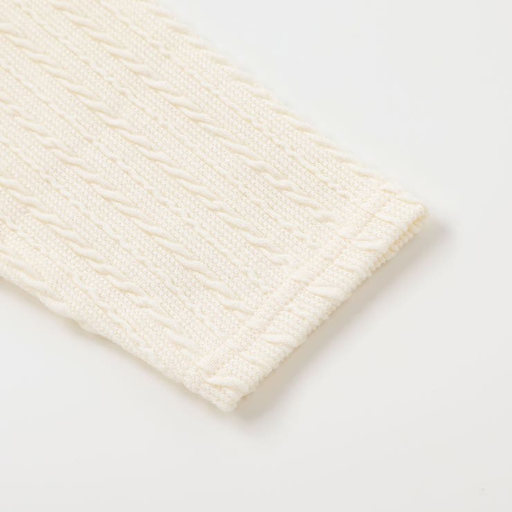 【お揃い】ケーブルニットクマカバーオール(70~80cm) | fillot de bébé réduction | 詳細画像12 