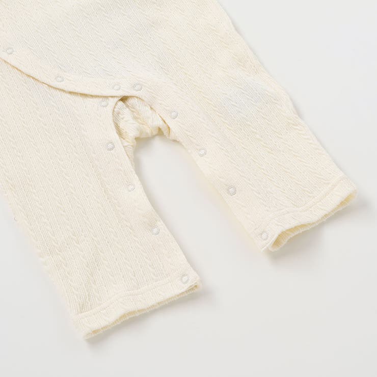 【お揃い】ケーブルニットクマカバーオール(70~80cm) | fillot de bébé réduction | 詳細画像13 