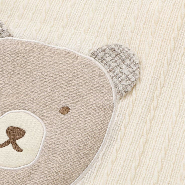 【お揃い】ケーブルニットクマカバーオール(70~80cm) | fillot de bébé réduction | 詳細画像15 