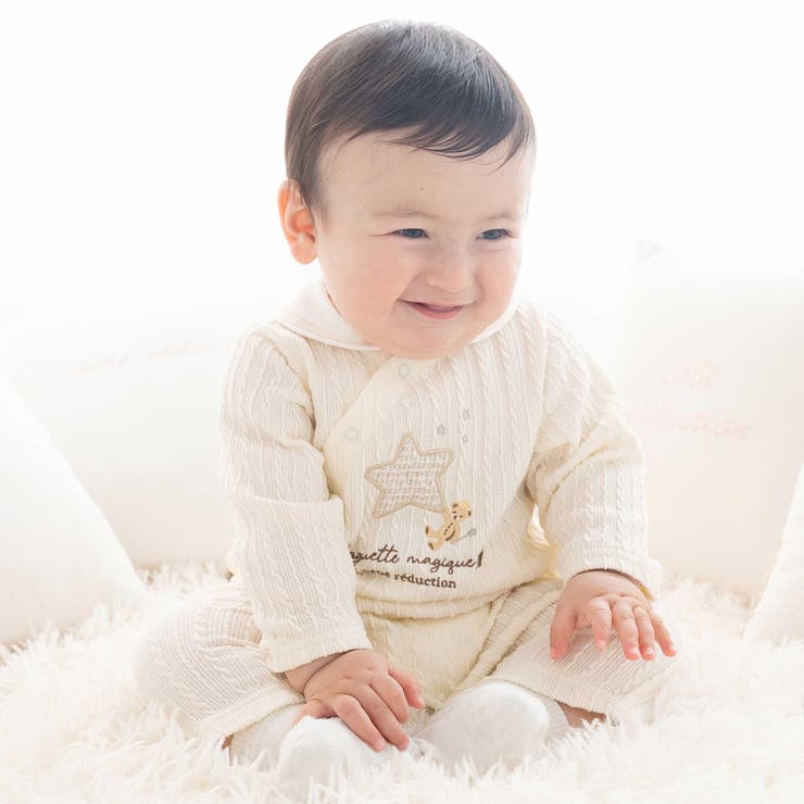 【お揃い】ケーブルニットクマカバーオール(70~80cm) | fillot de bébé réduction | 詳細画像4 