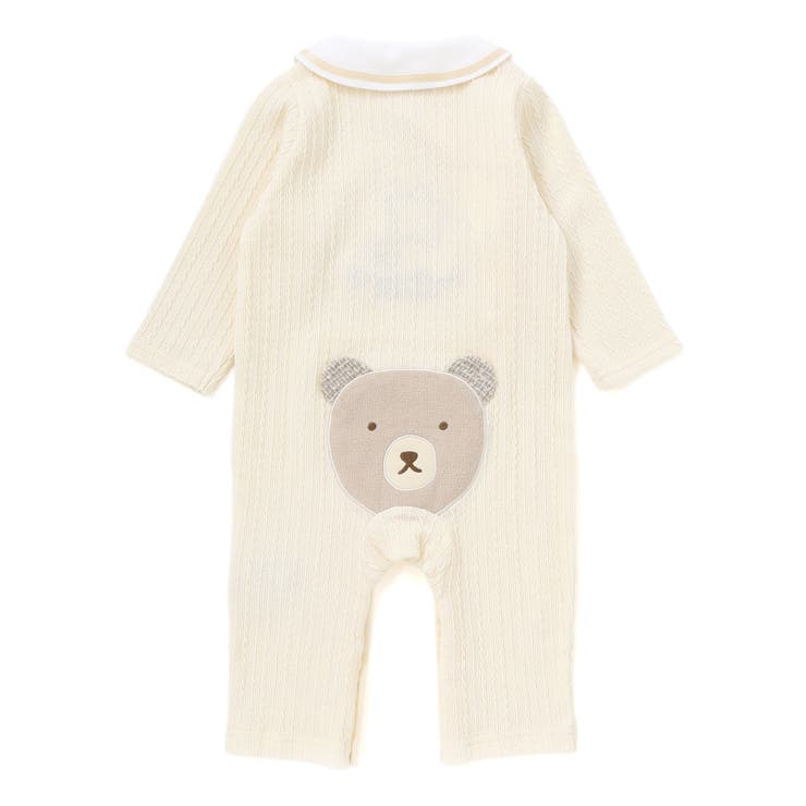 【お揃い】ケーブルニットクマカバーオール(70~80cm) | fillot de bébé réduction | 詳細画像7 