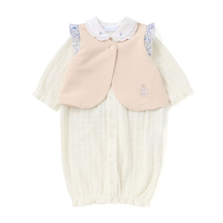 リバティタナローンベスト付き2WAYオール | fillot de bébé réduction | 詳細画像21