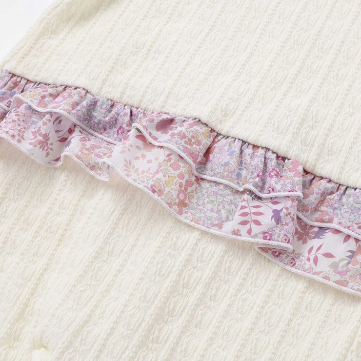 リバティタナローンベスト付き2WAYオール | fillot de bébé réduction | 詳細画像9