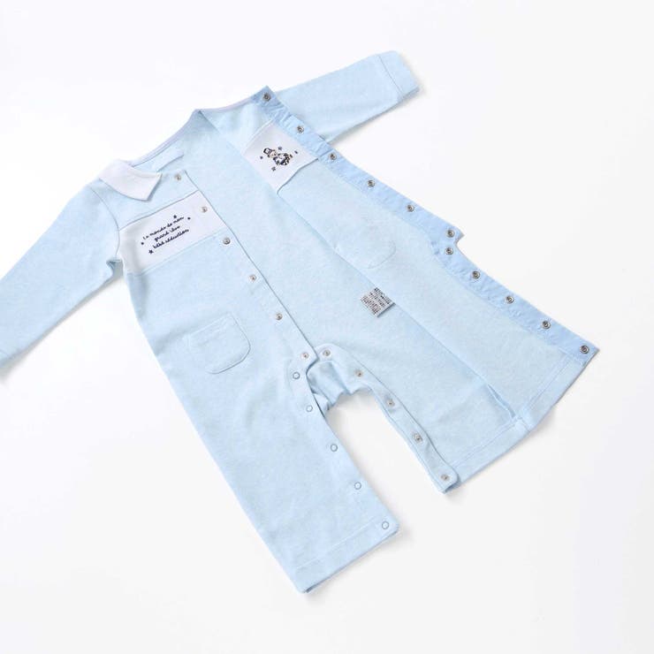 【お揃い】ニット切り替えアニマルモチーフカバーオール(70~80cm) | fillot de bébé réduction | 詳細画像14 