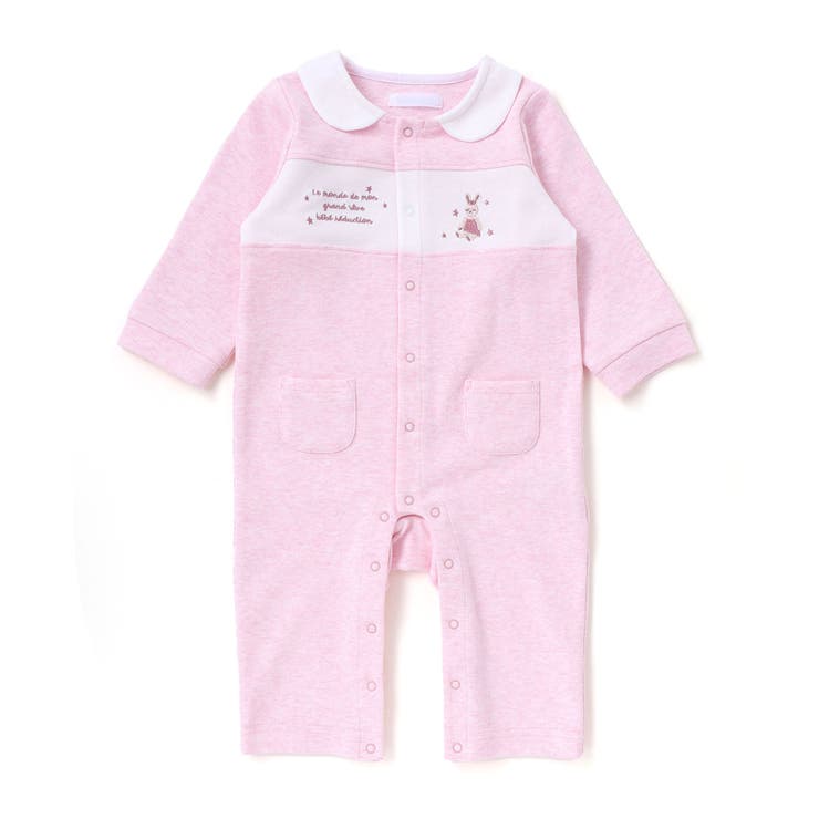 【お揃い】ニット切り替えアニマルモチーフカバーオール(70~80cm) | fillot de bébé réduction | 詳細画像4 