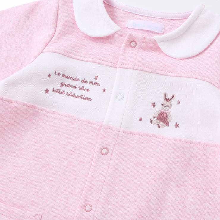 【お揃い】ニット切り替えアニマルモチーフカバーオール(70~80cm) | fillot de bébé réduction | 詳細画像6 