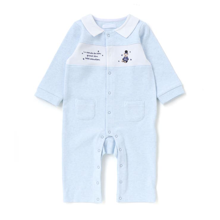 【お揃い】ニット切り替えアニマルモチーフカバーオール(70~80cm) | fillot de bébé réduction | 詳細画像7 