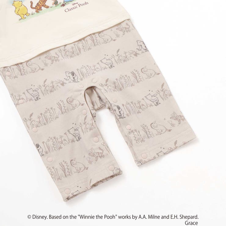 【お揃い】【クラシックプー】カバーオール(70~80cm) | fillot de bébé réduction | 詳細画像11 