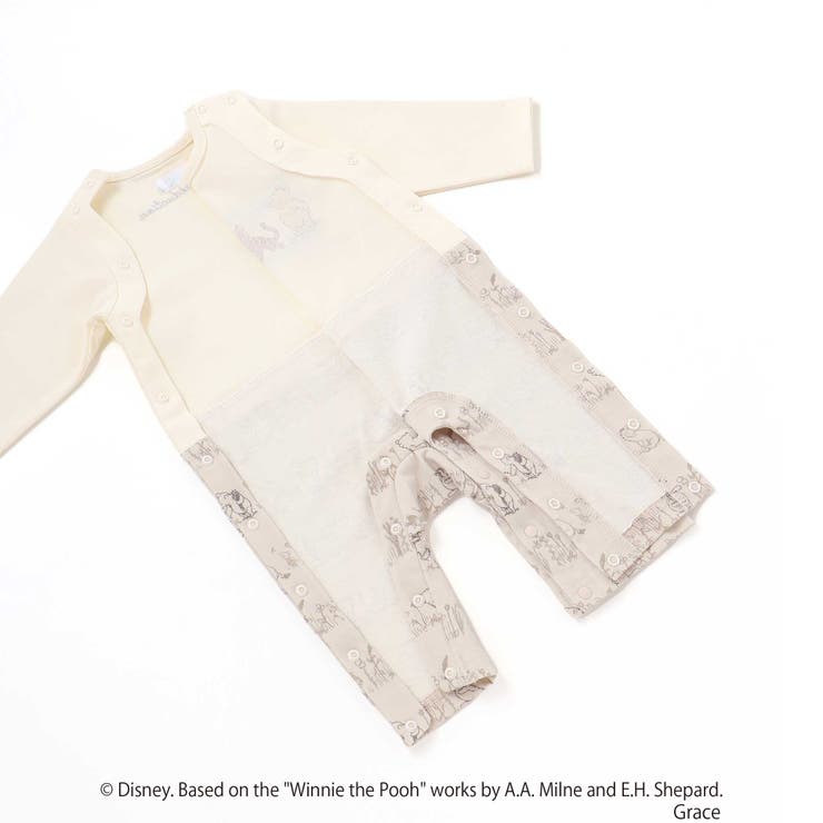 【お揃い】【クラシックプー】カバーオール(70~80cm) | fillot de bébé réduction | 詳細画像12 