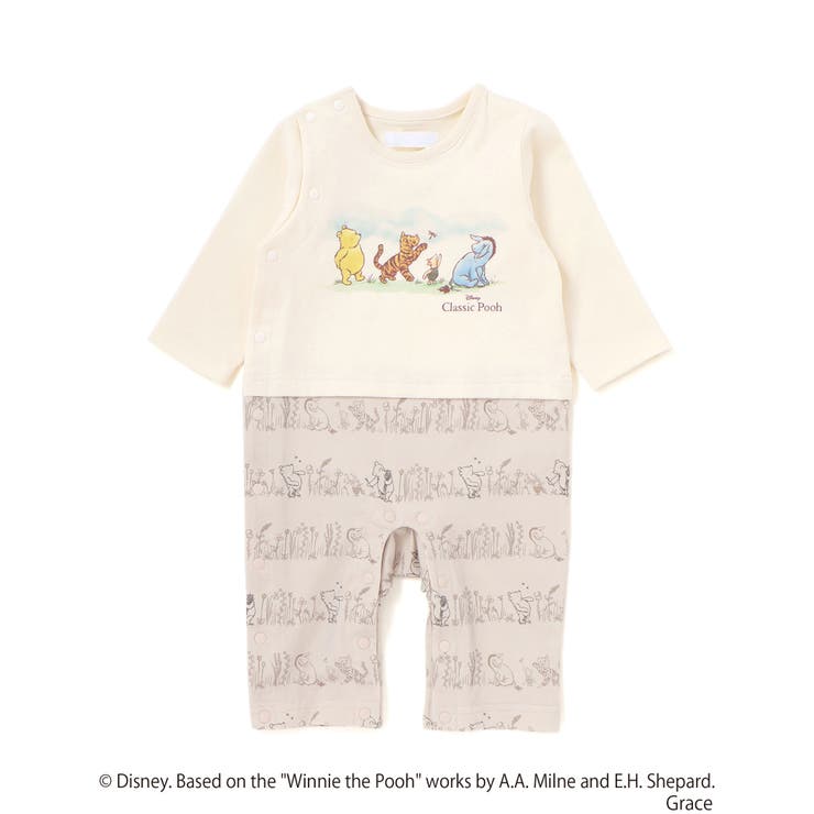 【お揃い】【クラシックプー】カバーオール(70~80cm) | fillot de bébé réduction | 詳細画像4 