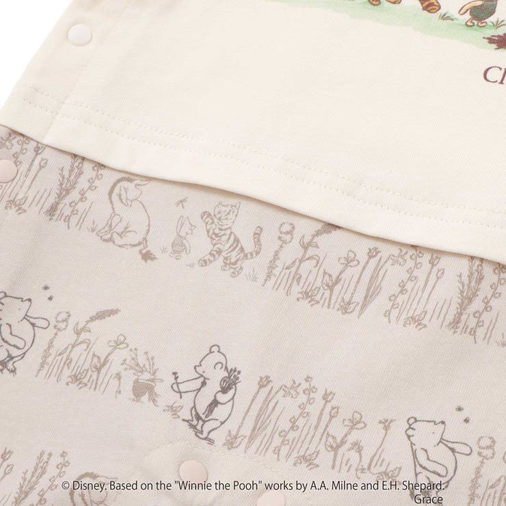 【お揃い】【クラシックプー】カバーオール(70~80cm) | fillot de bébé réduction | 詳細画像9 