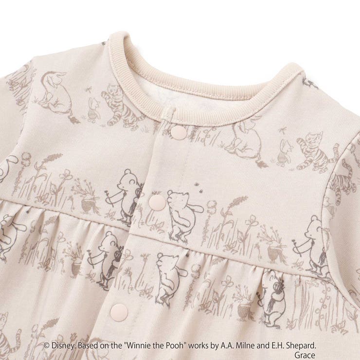 【お揃い】【クラシックプー】2WAYオール(50~75cm) | fillot de bébé réduction | 詳細画像7 