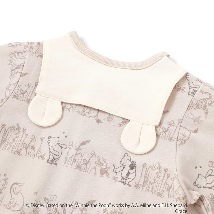 【お揃い】【クラシックプー】2WAYオール(50~75cm) | fillot de bébé réduction | 詳細画像8 