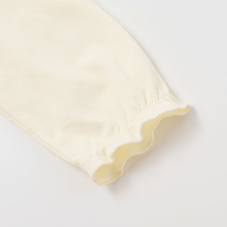 【お揃い】オーガンジー花柄プリントスカート付き長袖カバーオール(70~80cm) | fillot de bébé réduction | 詳細画像12 