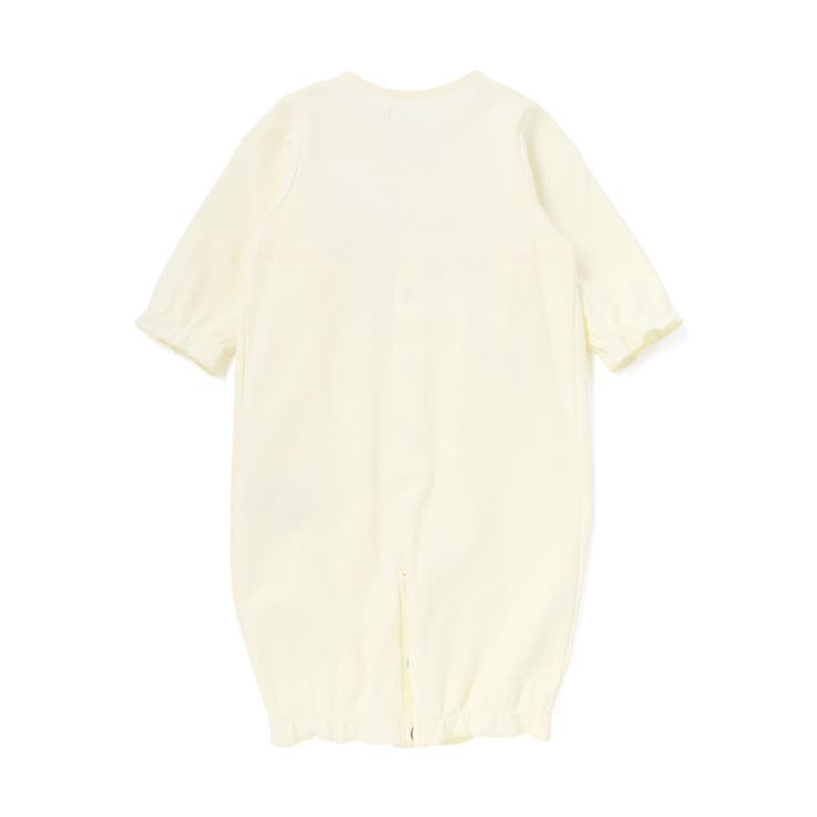 【お揃い】オーガンジー花柄プリント長袖2WAYオール(50~75cm) | fillot de bébé réduction | 詳細画像5 