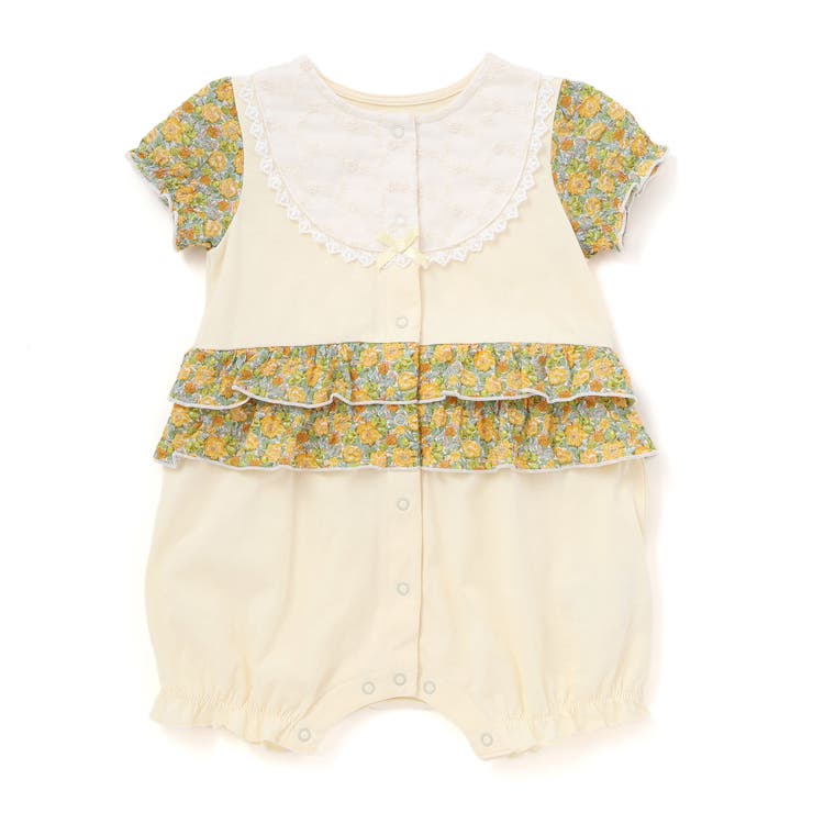 【お揃い】リバティプリント異素材ミックスカバーオール(70~80cm) | fillot de bébé réduction | 詳細画像17 