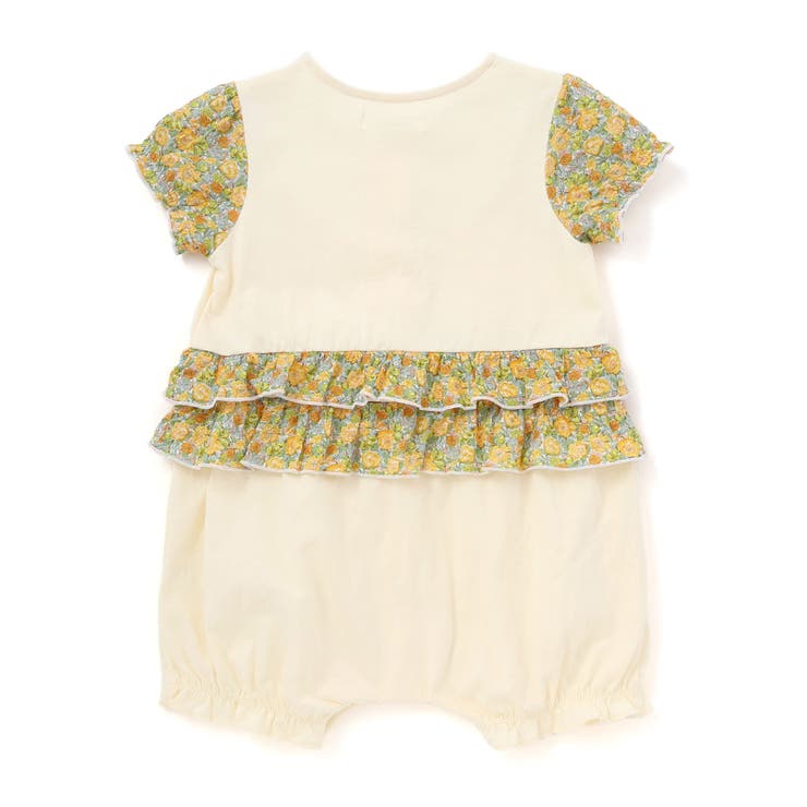 【お揃い】リバティプリント異素材ミックスカバーオール(70~80cm) | fillot de bébé réduction | 詳細画像18 