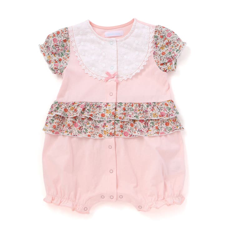 【お揃い】リバティプリント異素材ミックスカバーオール(70~80cm) | fillot de bébé réduction | 詳細画像6 