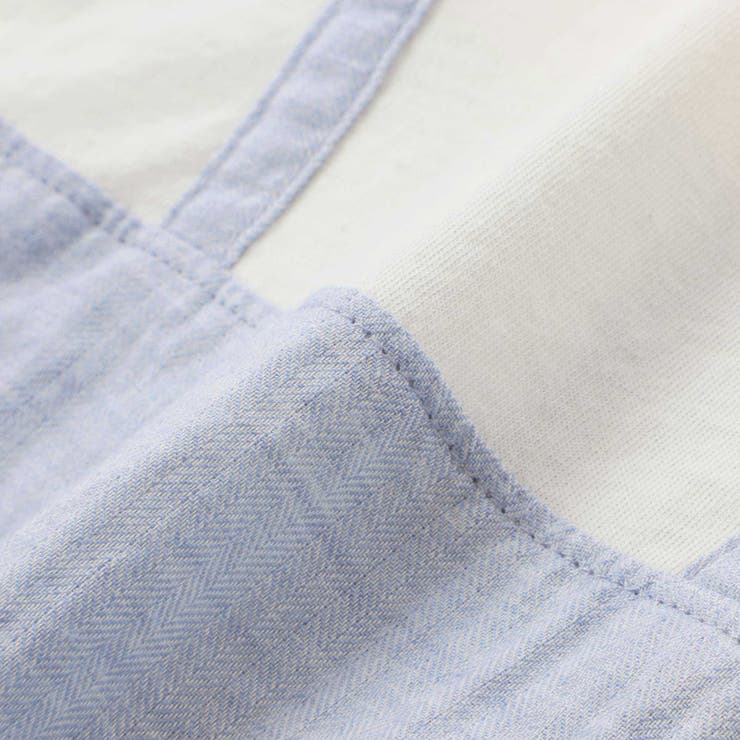 オーガニックコットンクマパッチ半袖カバーオール(70~80cm) | fillot de bébé réduction | 詳細画像15 