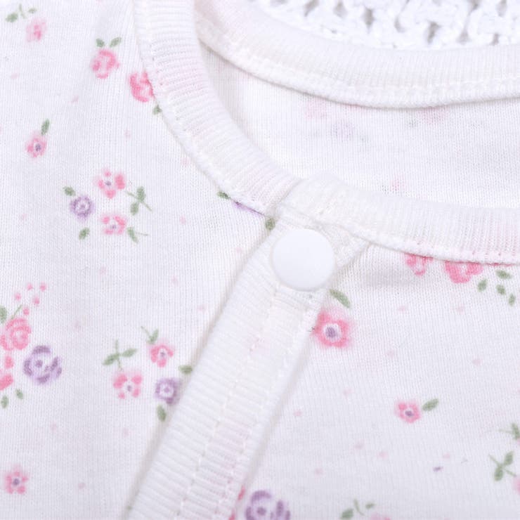 【 日本製 】 コットン 40/- フライス カバーオール (60~80cm) | fillot de bébé réduction | 詳細画像11 