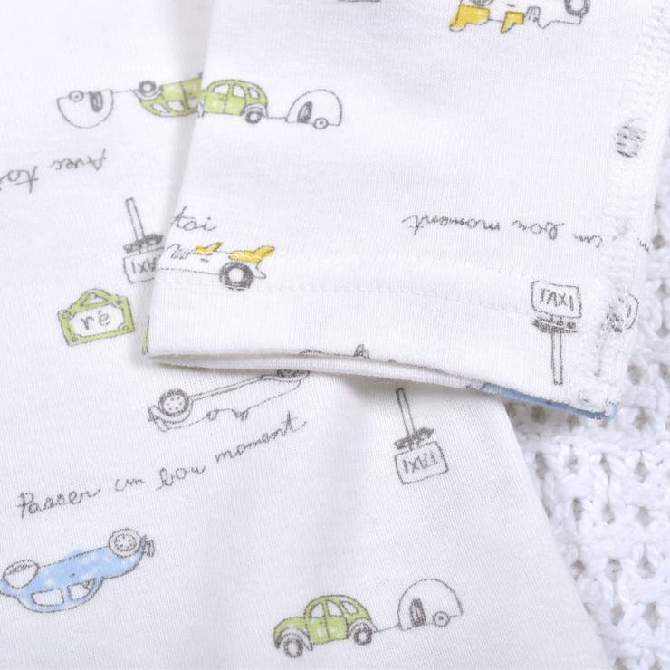 【 日本製 】 コットン 40/- フライス カバーオール (60~80cm) | fillot de bébé réduction | 詳細画像17 