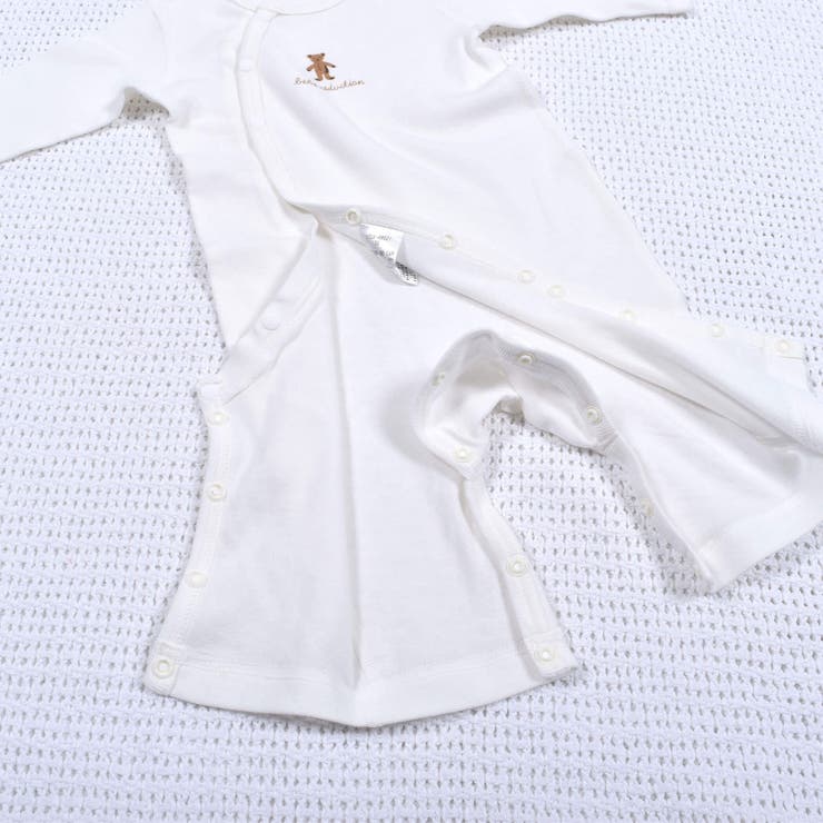 【 日本製 】 コットン 40/- フライス カバーオール (60~80cm) | fillot de bébé réduction | 詳細画像9 