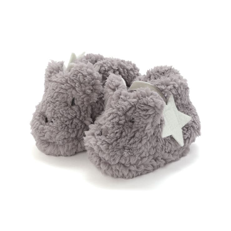 グレー | 【お揃い】モコモコフリースブーティ | fillot de bébé réduction