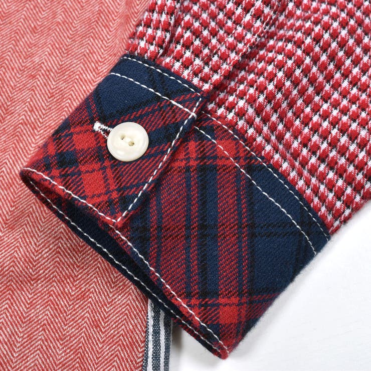 【お揃い】クレイジーパターンシャツワンピース(80~130cm) | Noeil aime BeBe | 詳細画像12 