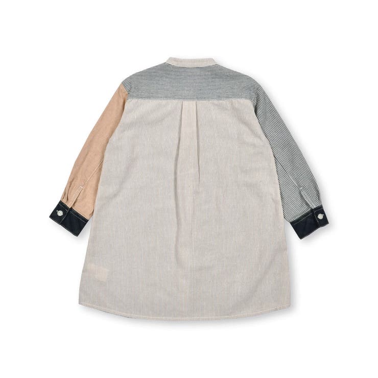 お揃い】クレイジーパターンシャツワンピース(80~130cm)[品番