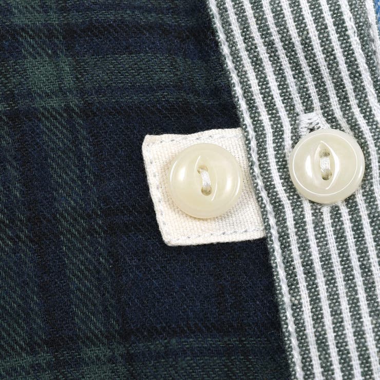 【お揃い】クレイジーパターンシャツワンピース(80~130cm) | Noeil aime BeBe | 詳細画像17 