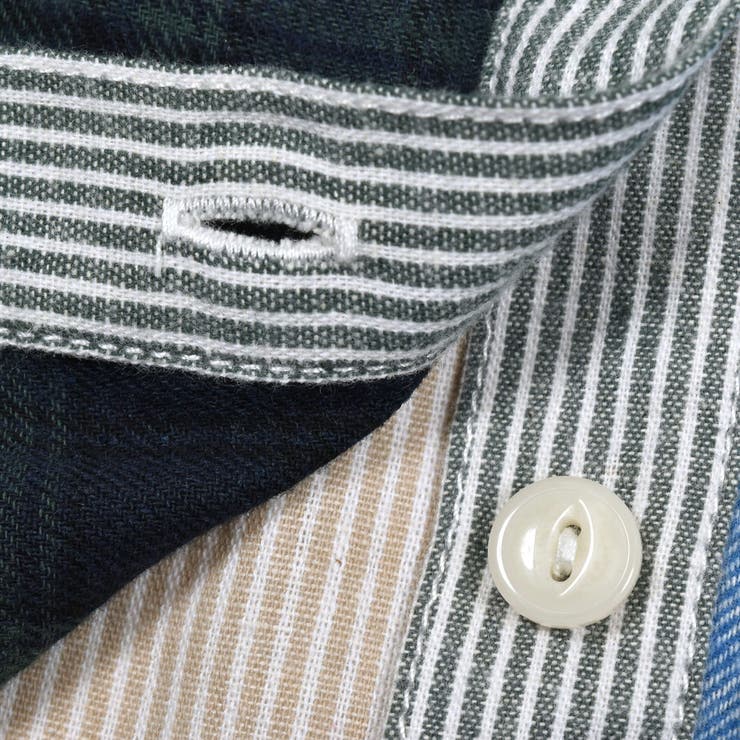 【お揃い】クレイジーパターンシャツワンピース(80~130cm) | Noeil aime BeBe | 詳細画像20 