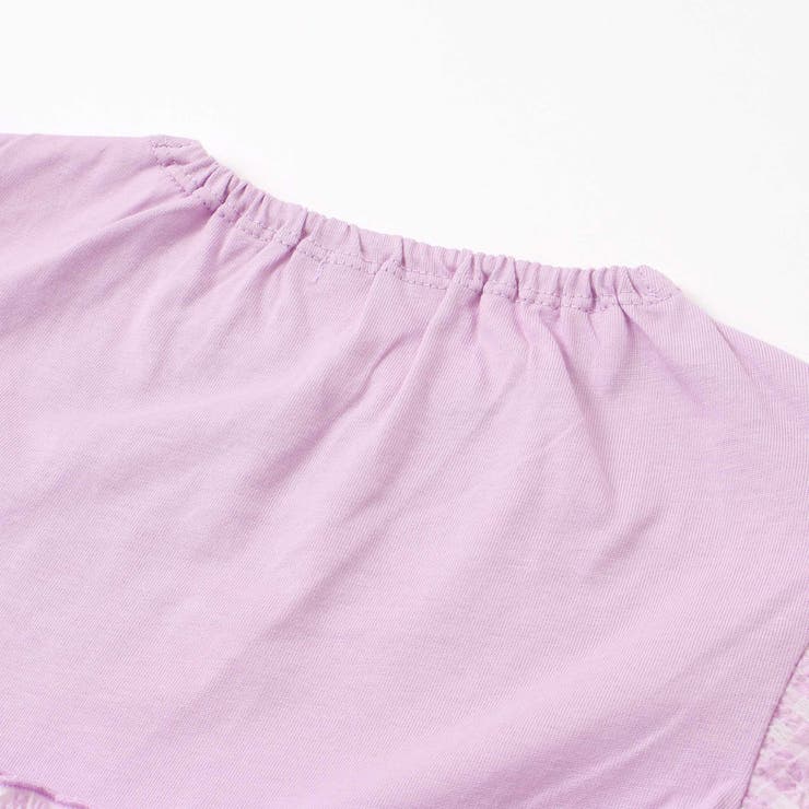 天竺ワッシャーチェックドッキングワンピース(80~130cm) | Noeil aime BeBe | 詳細画像11 