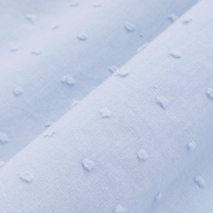 【お揃い】ドットドビーｘストレッチフライス肩フリルドッキングワンピース(80~1… | Noeil aime BeBe | 詳細画像18 