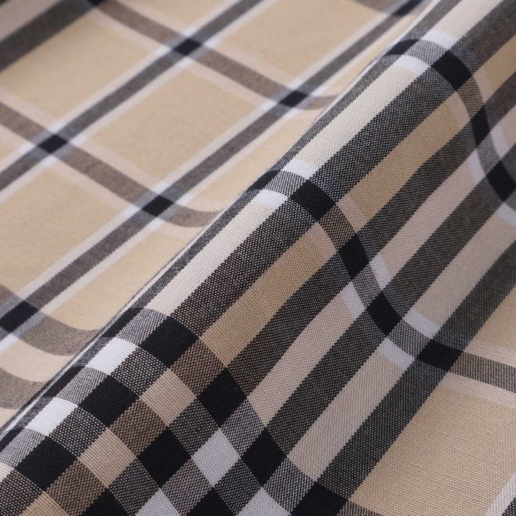 【お揃い】チェック柄ボーダー柄フリル付きワンピース(80~130cm) | Noeil aime BeBe | 詳細画像19 