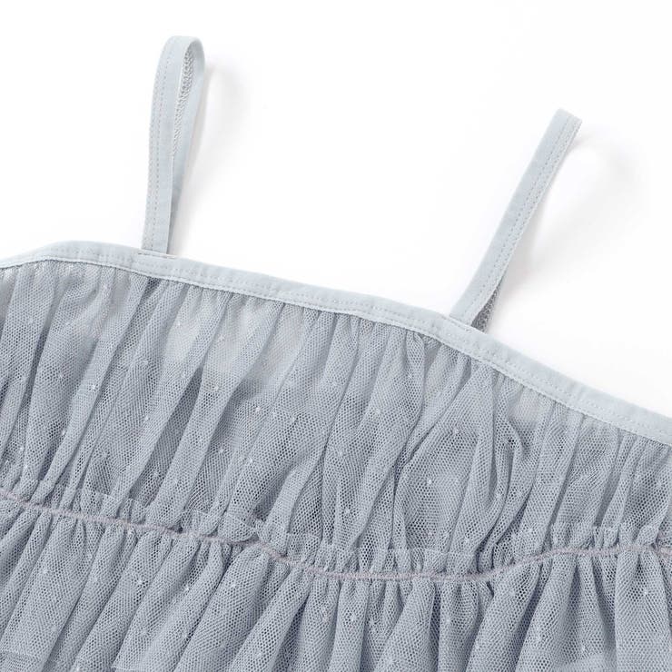 ラメチュールキャミｘ天竺ワンピースセット(80~130cm) | Noeil aime BeBe | 詳細画像12 