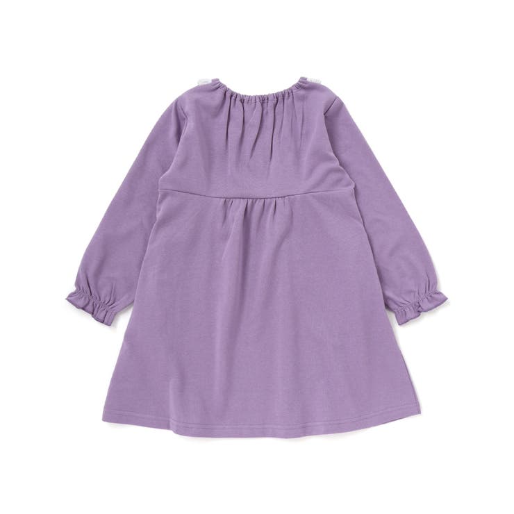 レースフリル襟インレイワンピース(80~130cm) | Noeil aime BeBe | 詳細画像6 