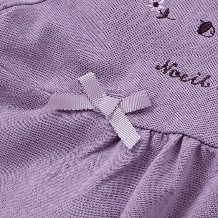 レースフリル襟インレイワンピース(80~130cm) | Noeil aime BeBe | 詳細画像9 