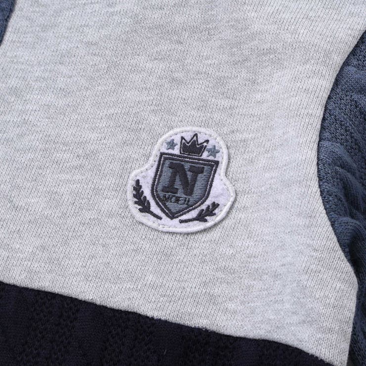 飛び裏毛ｘケーブルJQニットブロック切り替えワンピース | Noeil aime BeBe | 詳細画像14 