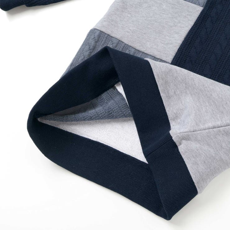 飛び裏毛ｘケーブルJQニットブロック切り替えワンピース | Noeil aime BeBe | 詳細画像19 