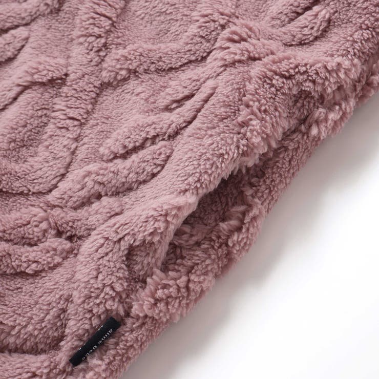 【お揃い】ケーブルボアｘタータンチェックワンピース(80~130cm) | Noeil aime BeBe | 詳細画像14 