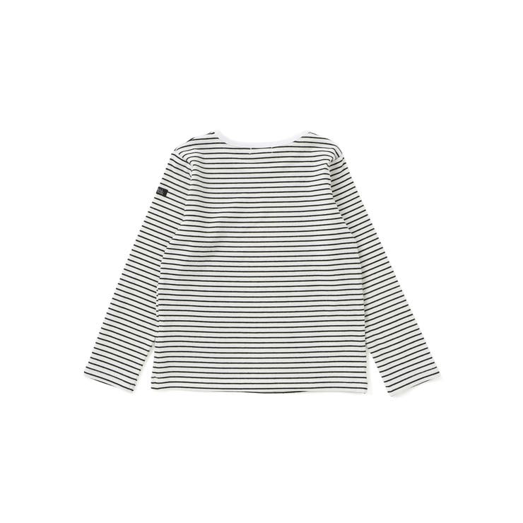 ツイル肩フリルジャンパースカート＋ボーダー長袖Tシャツセット | Noeil aime BeBe | 詳細画像10 