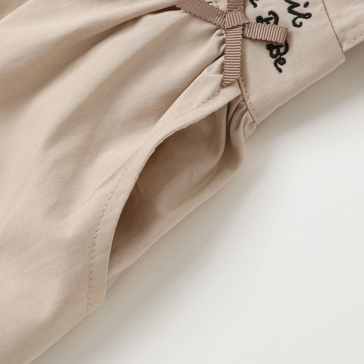 ツイル肩フリルジャンパースカート＋ボーダー長袖Tシャツセット | Noeil aime BeBe | 詳細画像18 