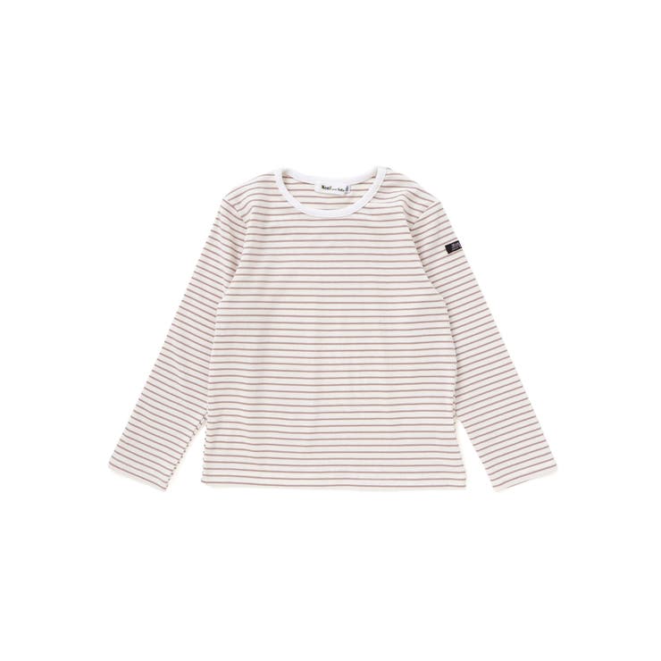 ツイル肩フリルジャンパースカート＋ボーダー長袖Tシャツセット | Noeil aime BeBe | 詳細画像22 