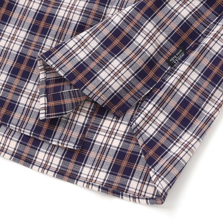 【お揃い】タータンチェックシャツ＋ケーブルジャガードベストセット(90~130c… | Noeil aime BeBe | 詳細画像18 