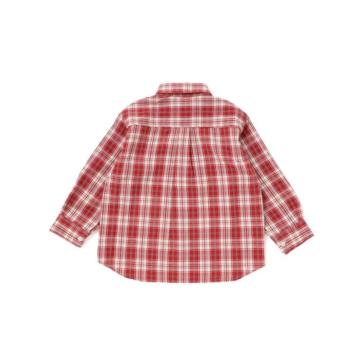 【お揃い】タータンチェックシャツ＋ケーブルジャガードベストセット(90~130c… | Noeil aime BeBe | 詳細画像20 