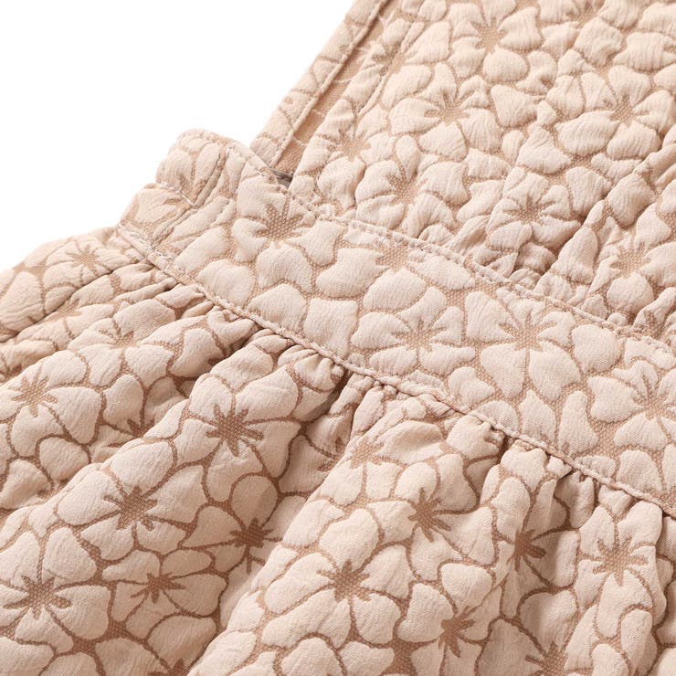 【お揃い】花柄ふくれJQジャンパースカート(90~130cm) | Noeil aime BeBe | 詳細画像10 